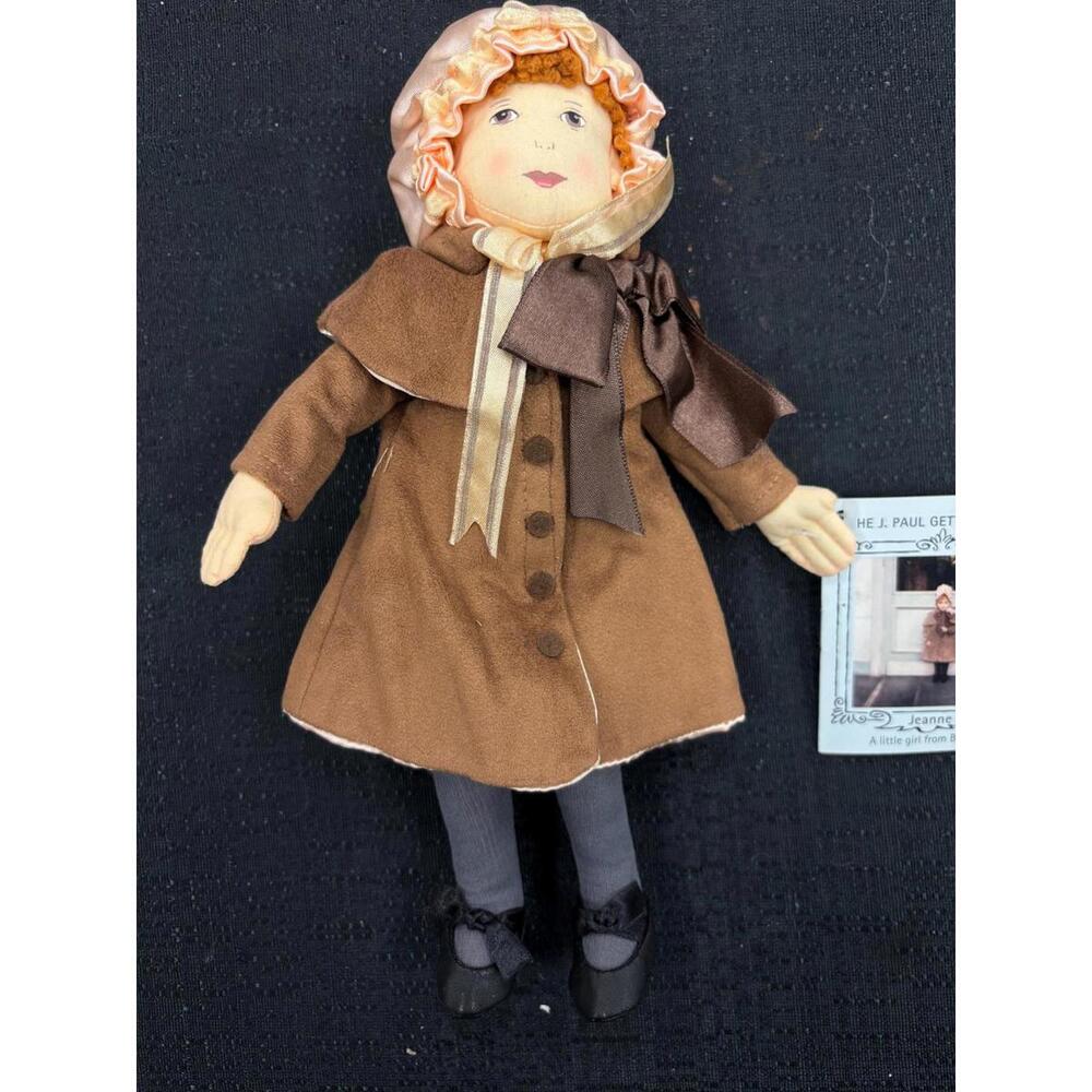 J. Paul Getty Museum Doll Vintage Jean A little girl from Belgium Excellent! 10”